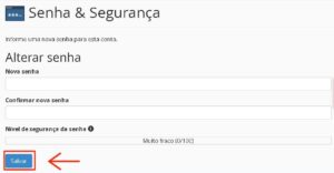 alterar senha email pelo webmail do cpanel