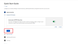 Salvar configurações