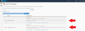 Ativador SSL TLS Status