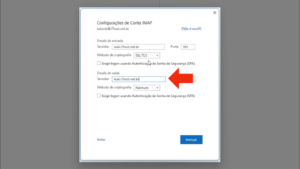 Configuração e-mail de saída