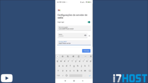 Configuração servidor de saída