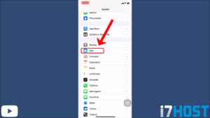 Aplicativo de ajusto do iphone