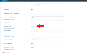 Função Memory Limit