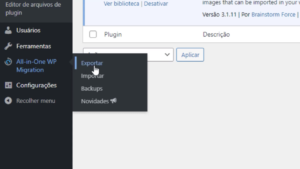 Como migrar WordPress de Localhost para a hospedagem i7 Host -Baixar Backup