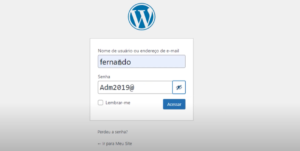 Como entrar no painel do WordPress