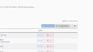 Adicionar uma zona de DNS