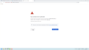 Mensagem de conexão privada
