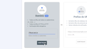 Preenchimento do domínio