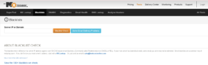 Verificar Sorbs Blacklist