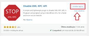 Como desativar o arquivo XMLRPC através do plugin disable