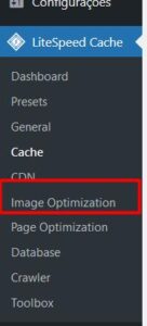 Configuração do cache