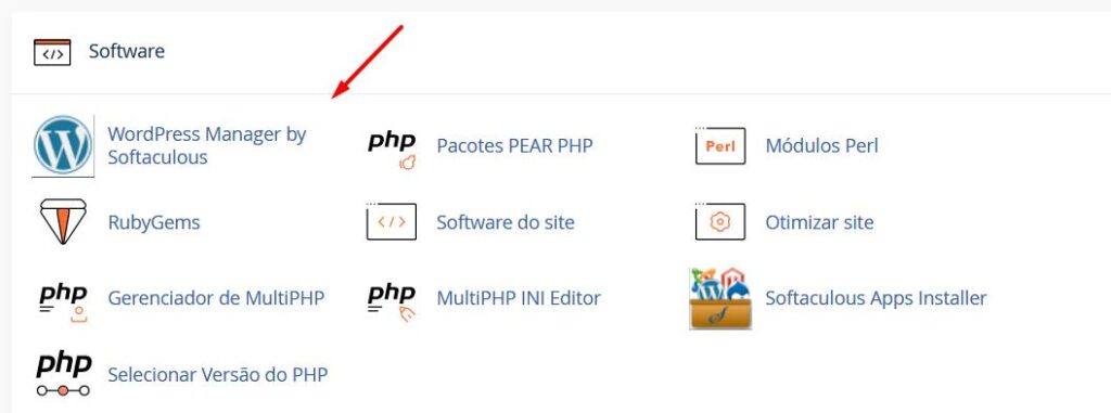 configuração do Wordpress