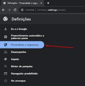 Passo passo limpeza de navegador web