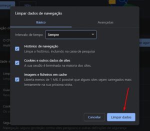 Chrome limpeza 