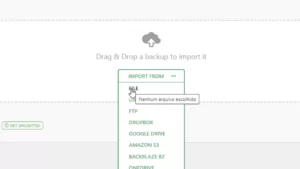 Como migrar WordPress de Localhost para a hospedagem i7 Host -Arquivo de backup