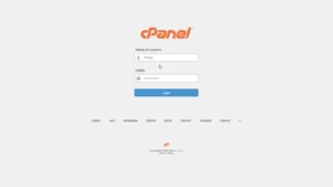 Entrar no painel cPanel